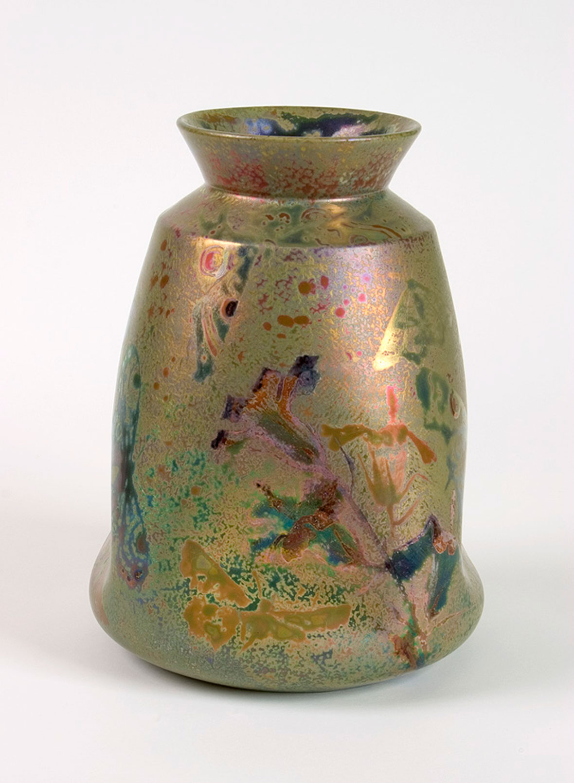 Massier and Levy Iridescent Vase